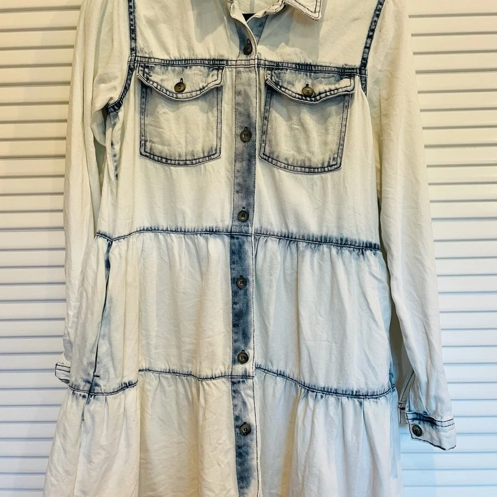 Free people Nicole cotton denim dress - Picture 2 of 2